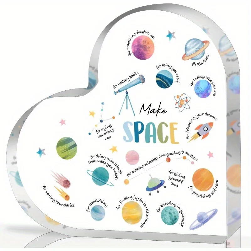 Acrylic Heart Mental Health De - Therapy Health And Wellness review and price