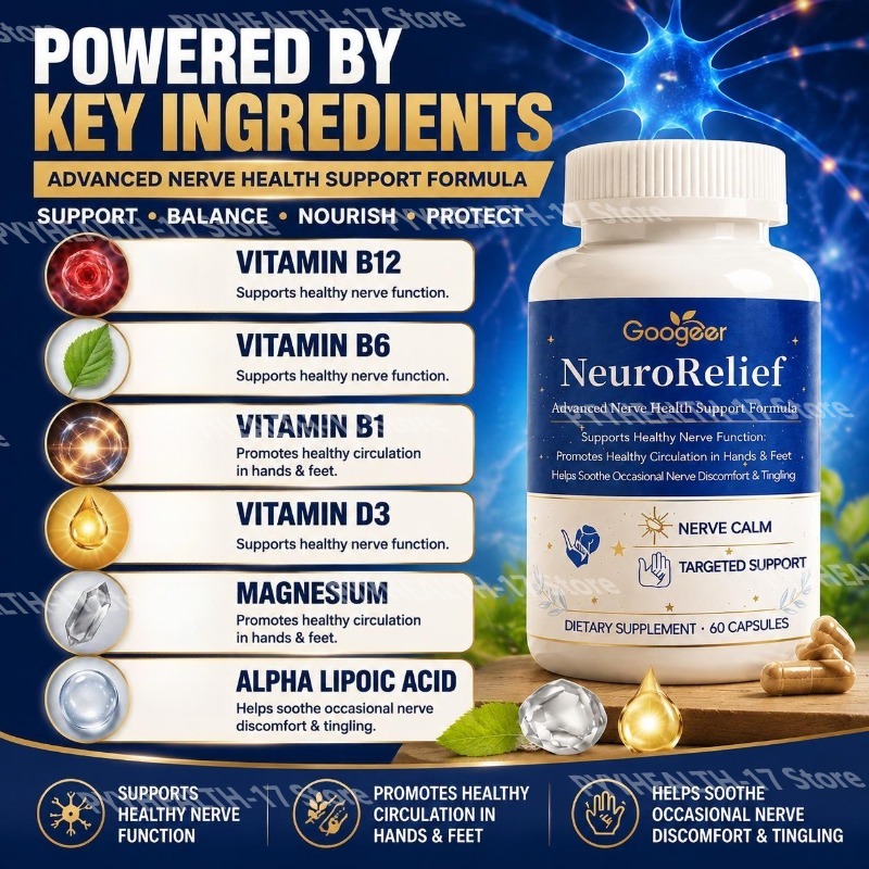 Googeer NeuroRelief Advanced N - Health Wellness Vitamins review and price