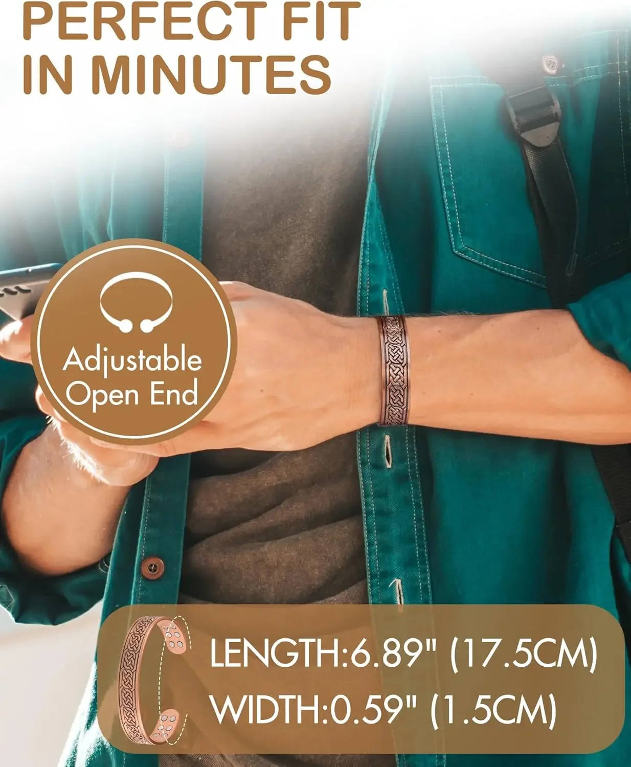 ARADOO Vintage Pure Copper Mag - Therapy Health And Wellness review and price